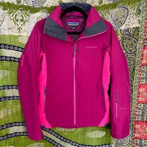 Patagonia Pink Piolet Gore-Tex Winter Ski Jacket Extra Small SEE DESCRIPTION